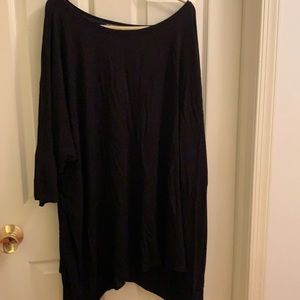 Eileen Fisher black stretch top (5)